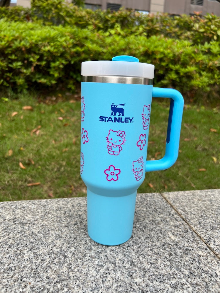 Personalized Cup, Customized Cup, Stanley Cup, Hello Kitty Cup, Water cup with straw, large capacity cup, Car Cup, Tumblers