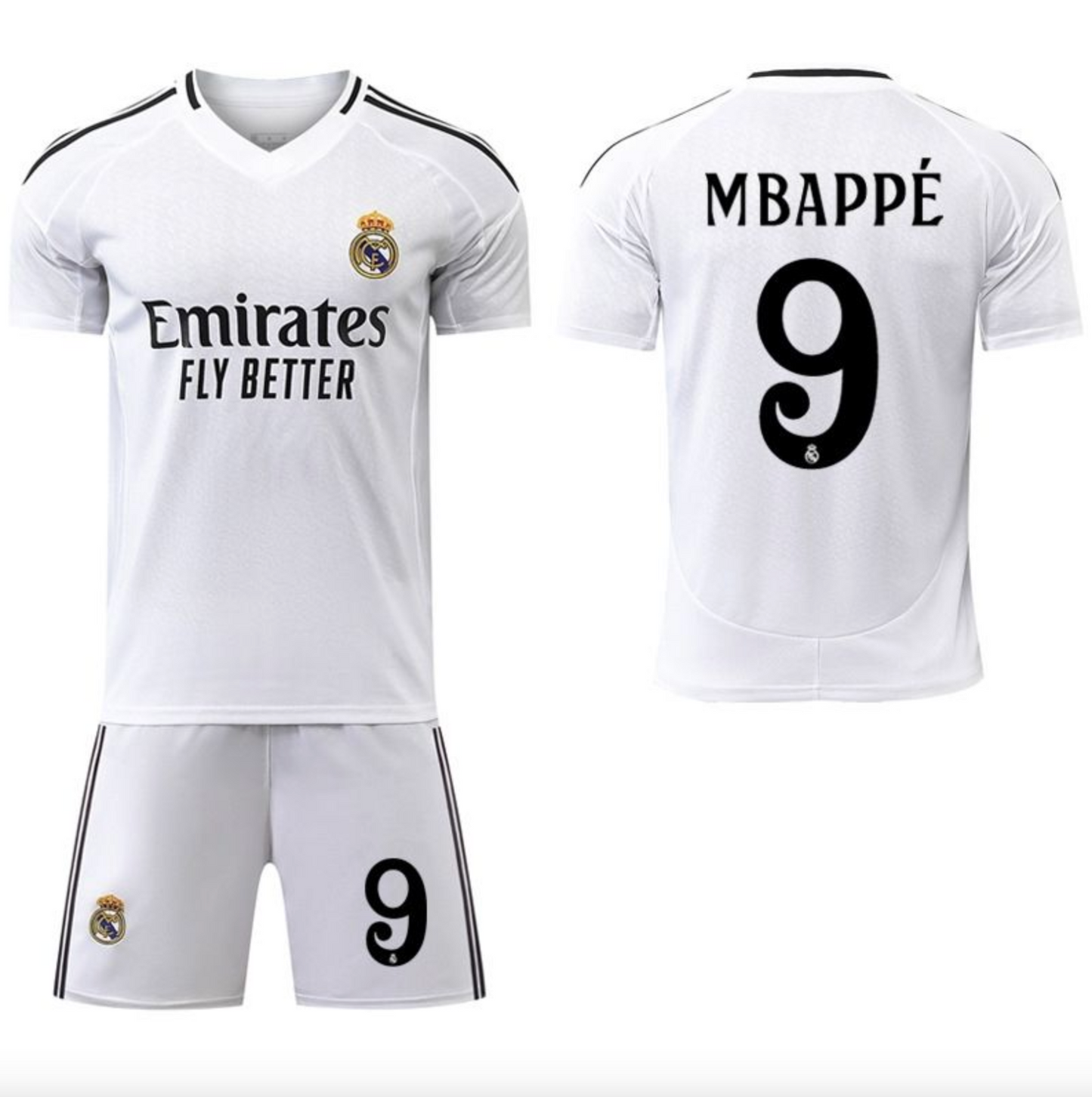 Real Madrid Jersey, Mbappe No. 9 Jersey, Mbappe Jersey