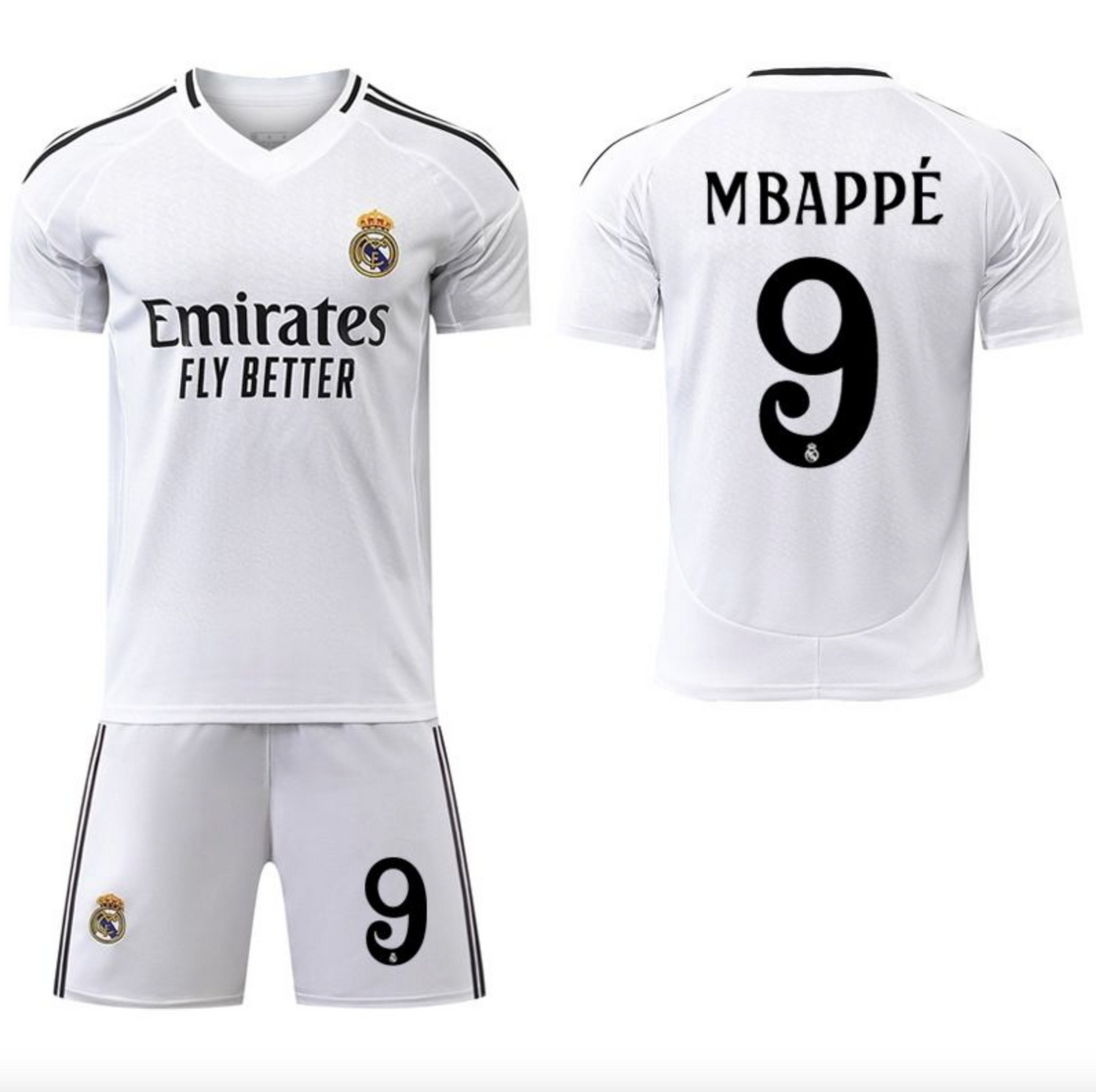 Real Madrid Jersey, Mbappe No. 9 Jersey, Mbappe Jersey